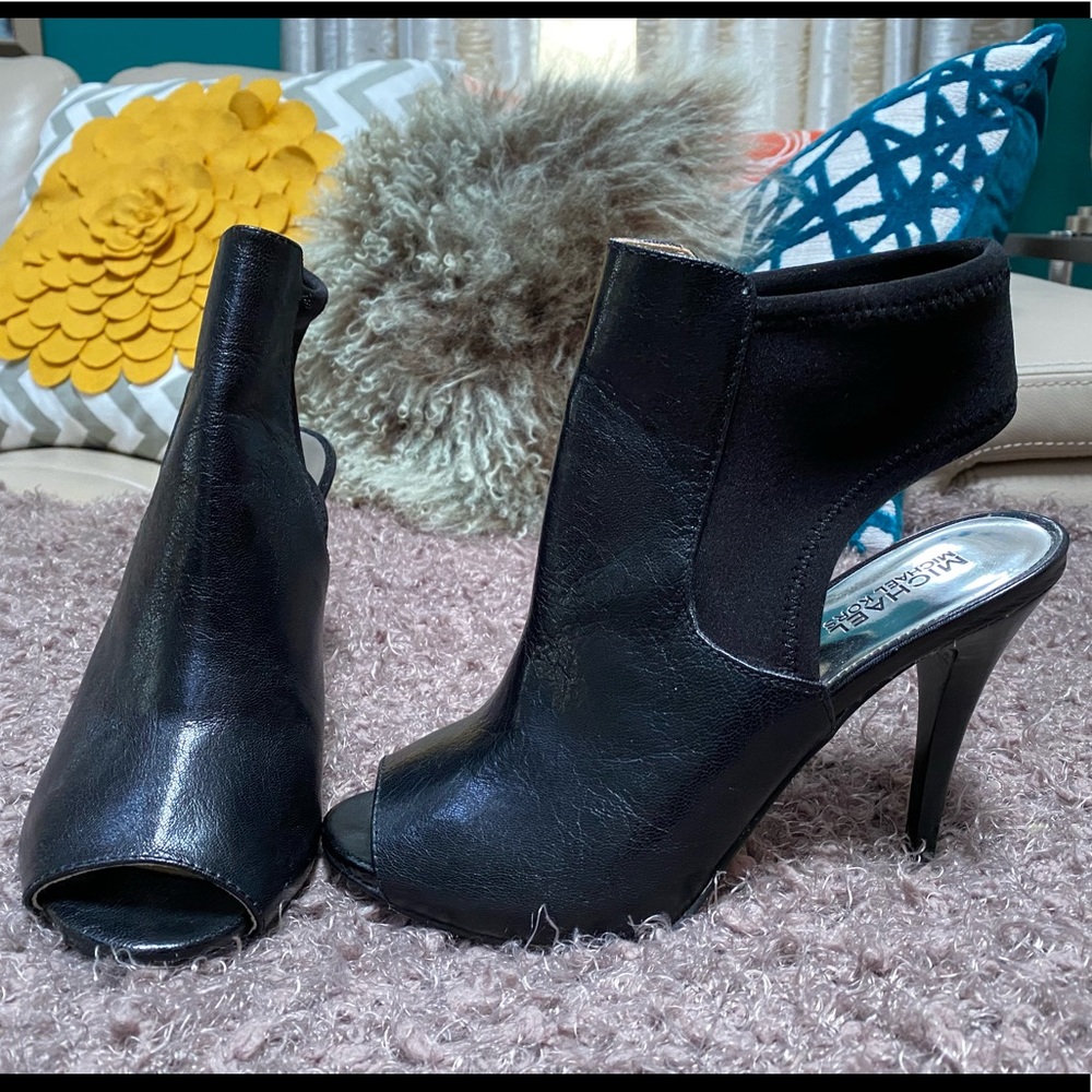 Michael Michael Kors open toe heels.